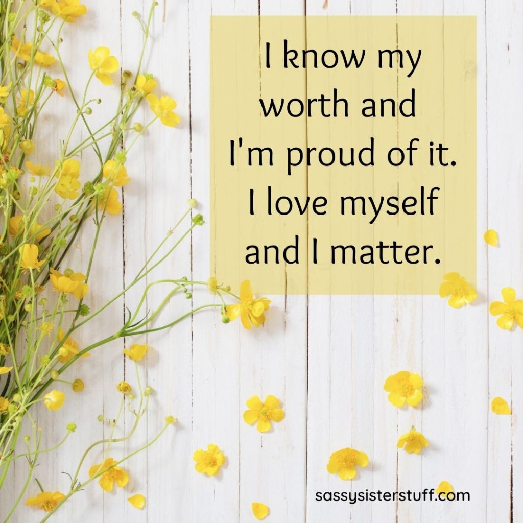 yellow flowers with a self quote quote