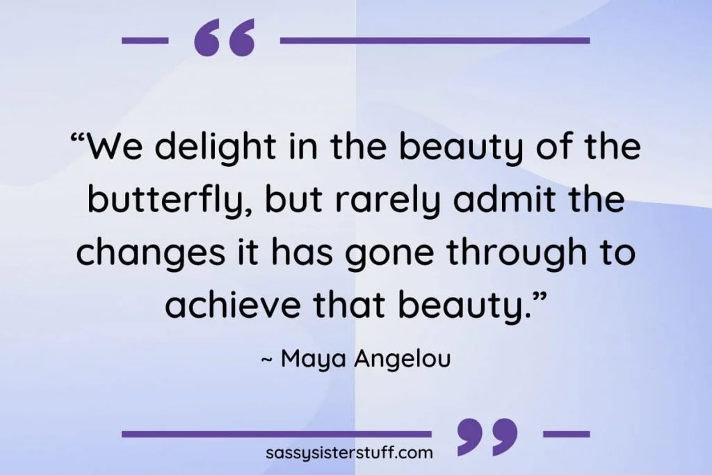 maya angelous mindset quote on a lavender background