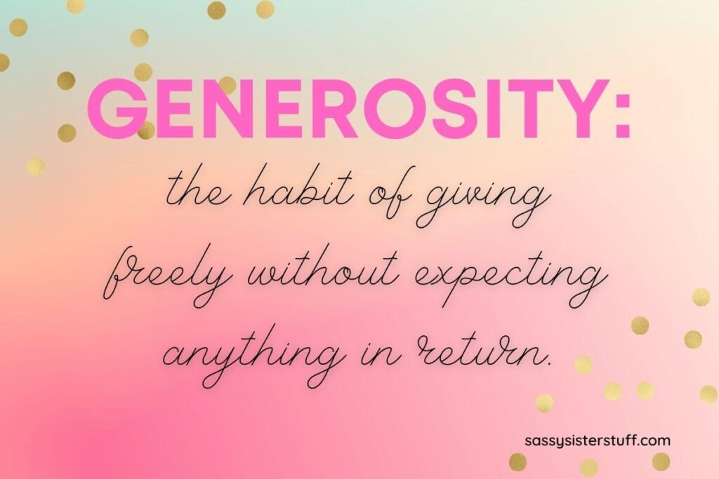 generosity quotes and sayings