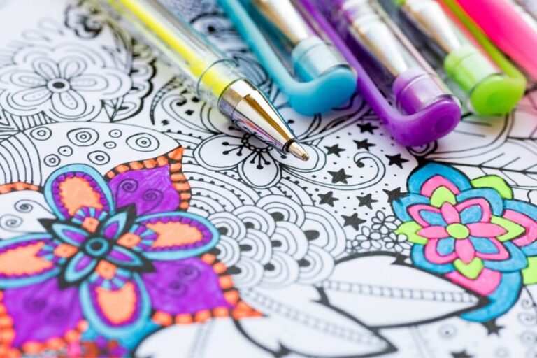 19 Calming Coloring Pages for a Beautiful Spring (Free) | Sassy Sister ...