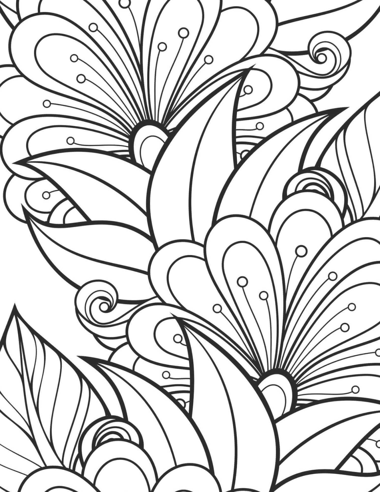 19 Calming Coloring Pages for a Beautiful Spring (Free) | Sassy Sister ...