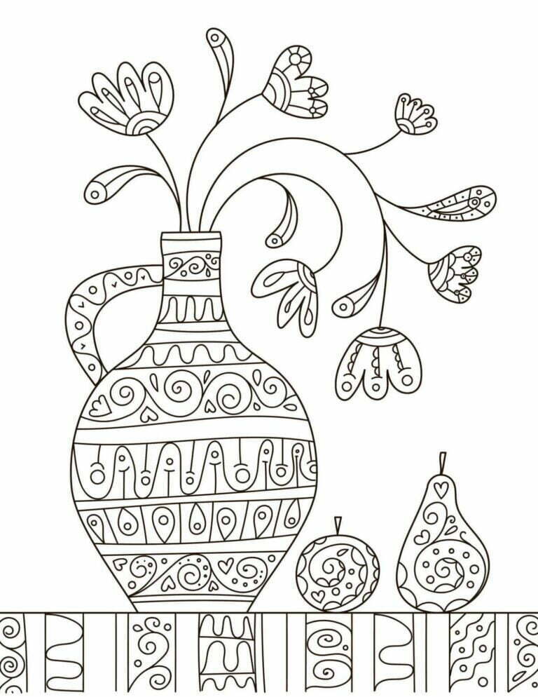 19 Calming Coloring Pages for a Beautiful Spring (Free) | Sassy Sister ...