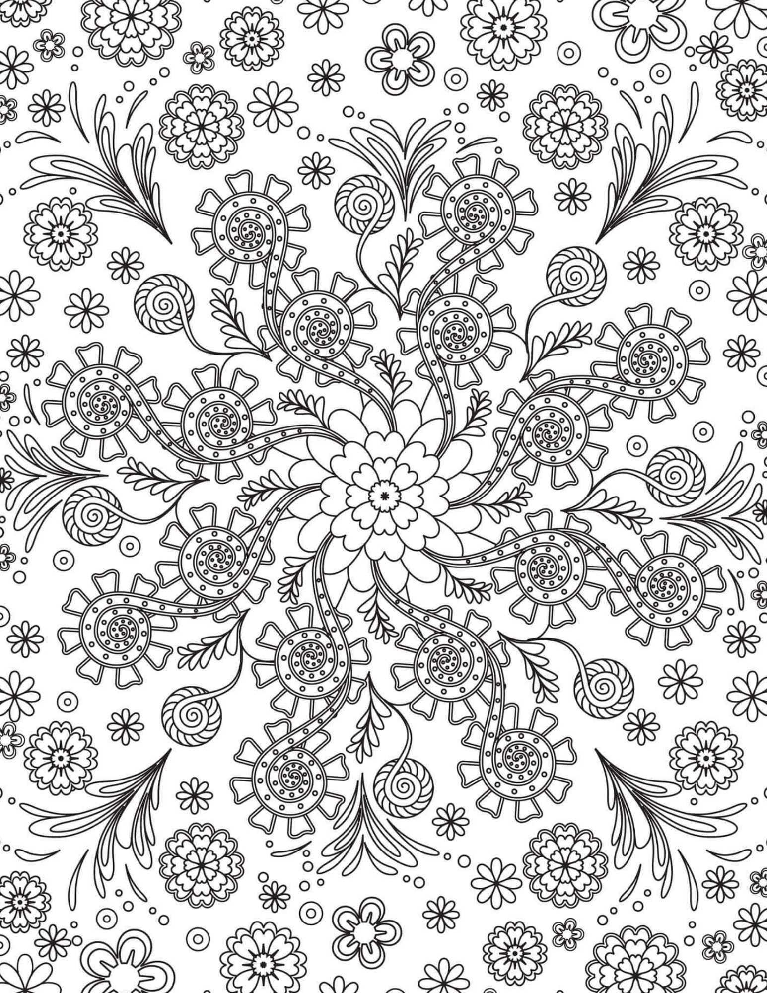 19 Calming Coloring Pages for a Beautiful Spring (Free) | Sassy Sister ...