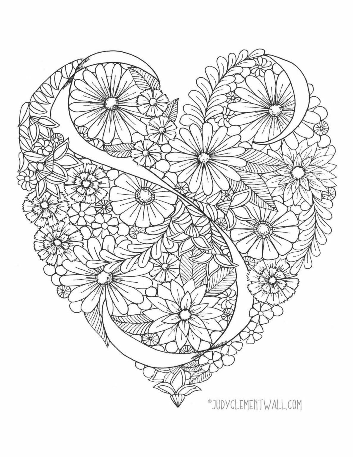 19 Calming Coloring Pages for a Beautiful Spring (Free) | Sassy Sister ...