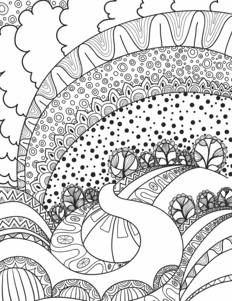 19 Calming Coloring Pages for a Beautiful Spring (Free) | Sassy Sister