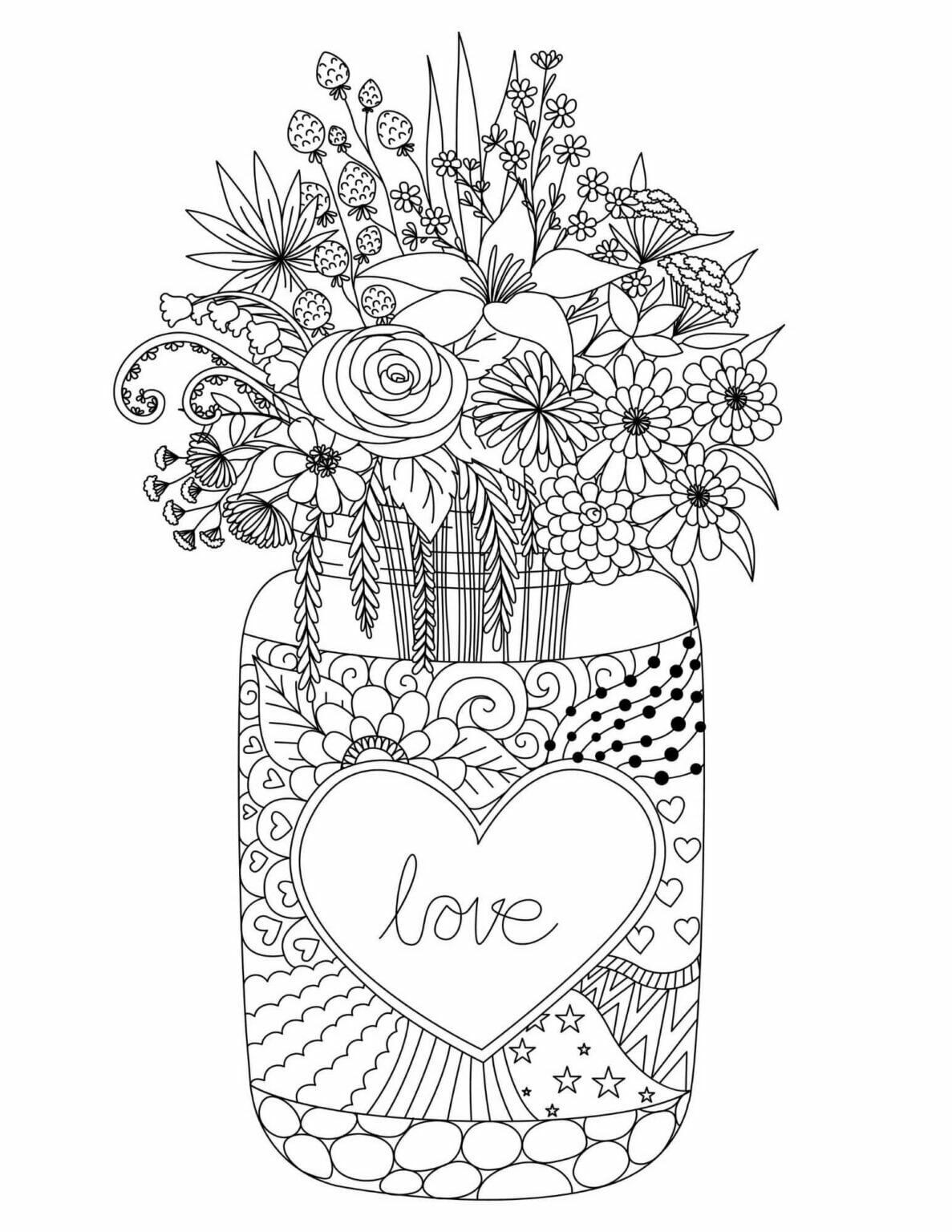 19 Calming Coloring Pages for a Beautiful Spring (Free) | Sassy Sister ...
