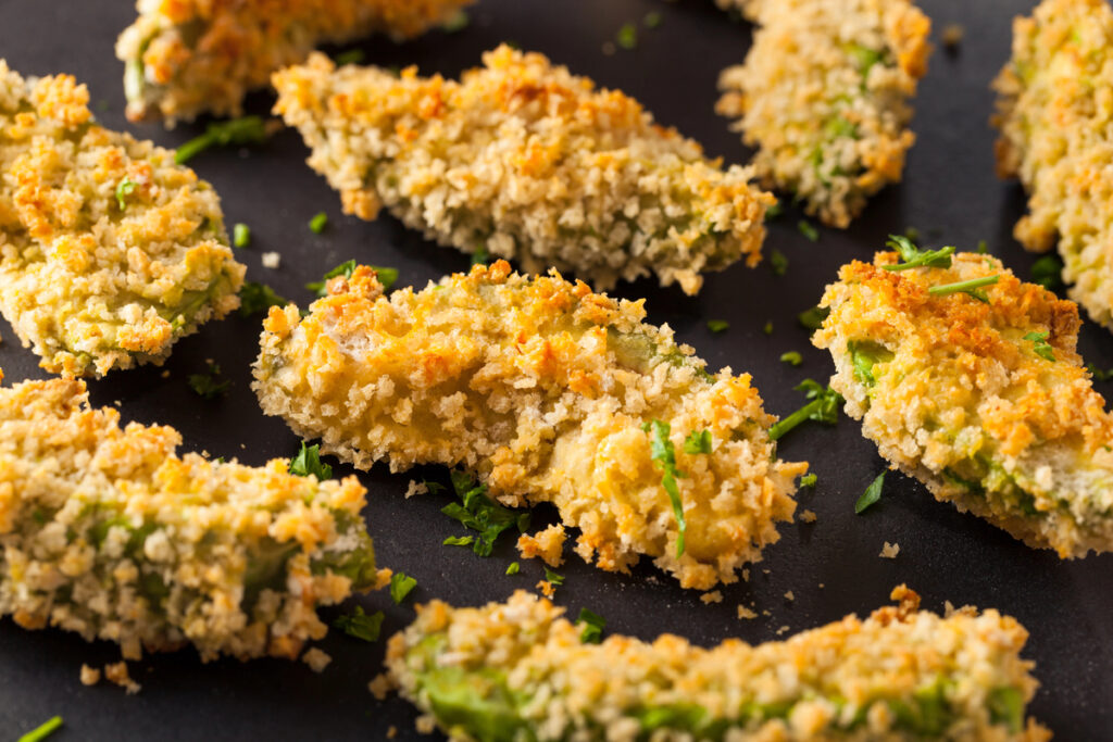 Homemade Breaded Fried Avocado Fries
