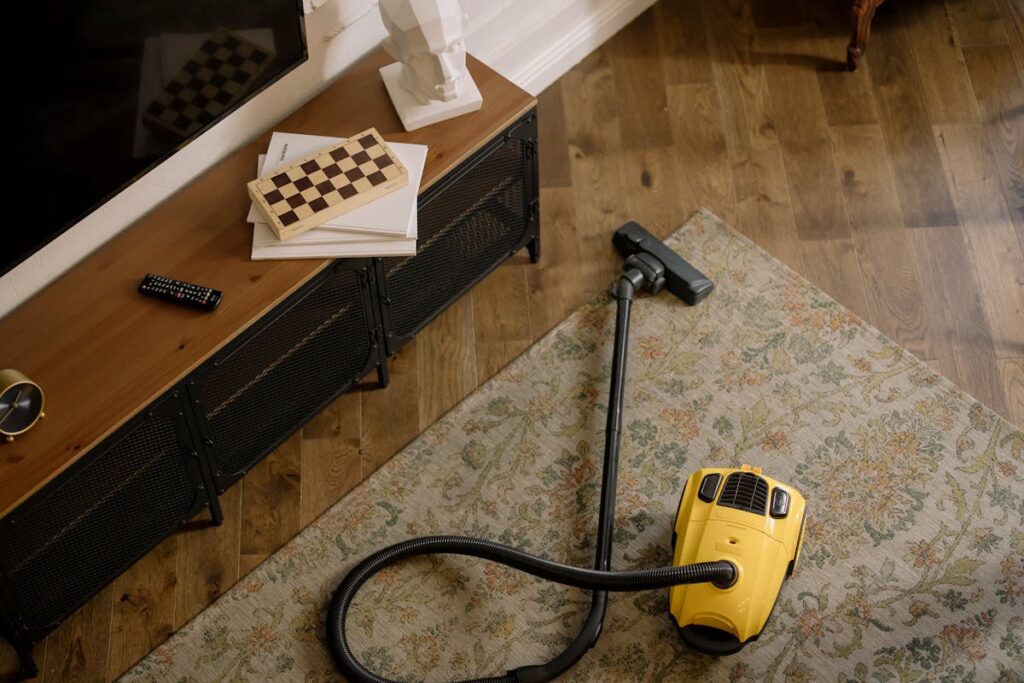 Yellow and Black Vacuum Cleaner
