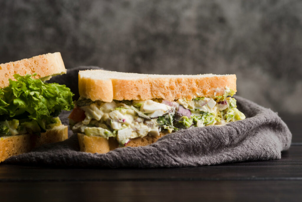 Egg Salad Tea Sandwich