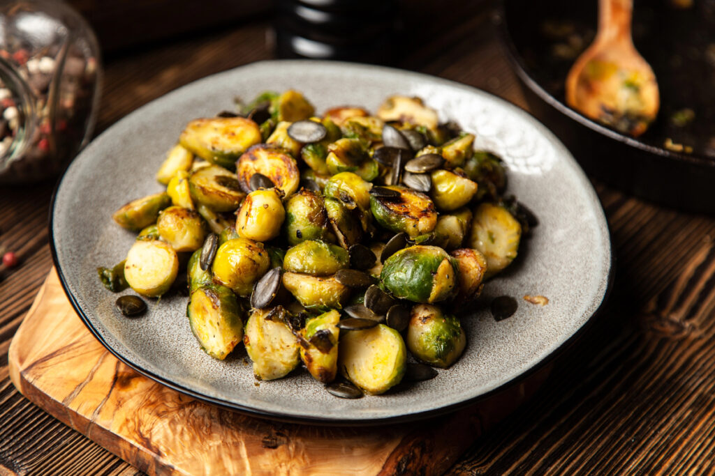 Roasted brussles sprouts
