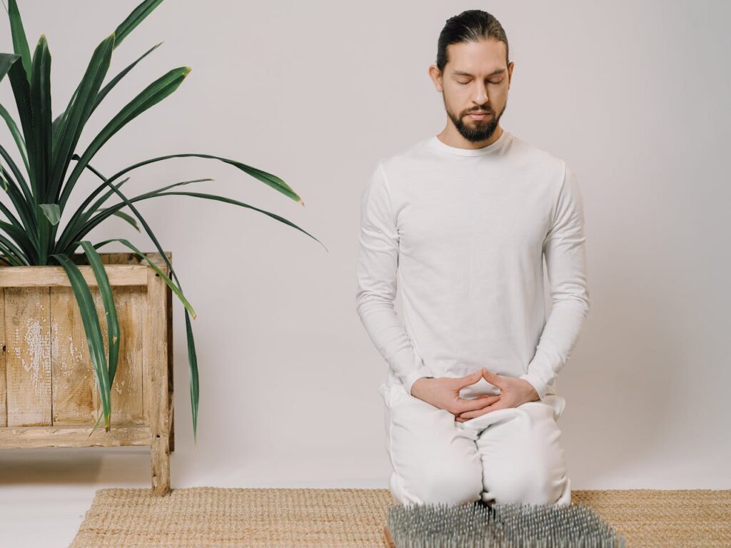 Man Meditating