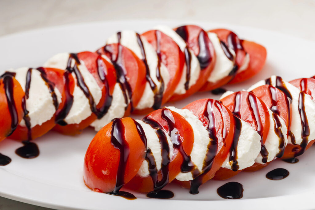 Cherry Tomatoes with Balsamic Glaze