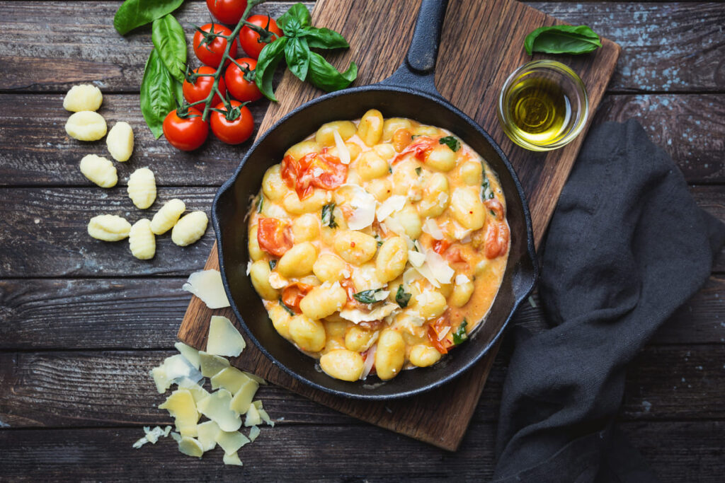 Chicken and Gnocchi Skillet