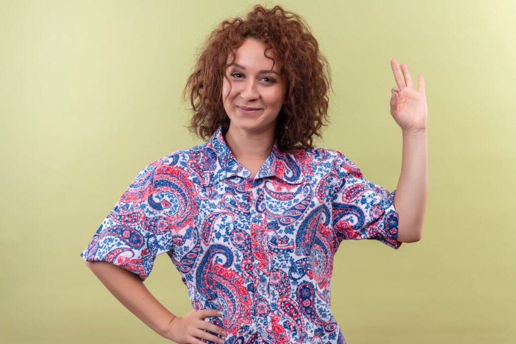 Floral tops are too busy