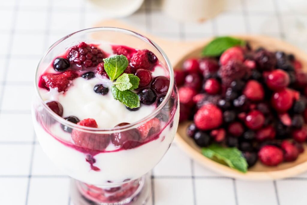 Greek Yogurt and Berry Parfait