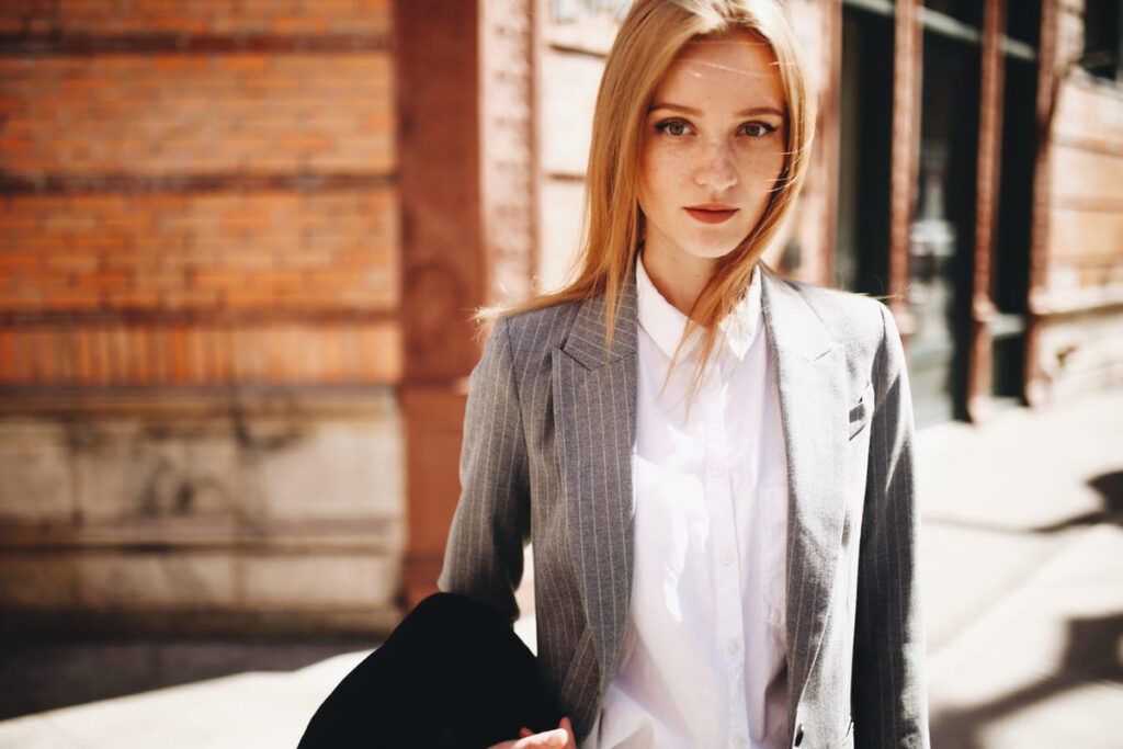 Invest in a tailored blazer for versatile looks
