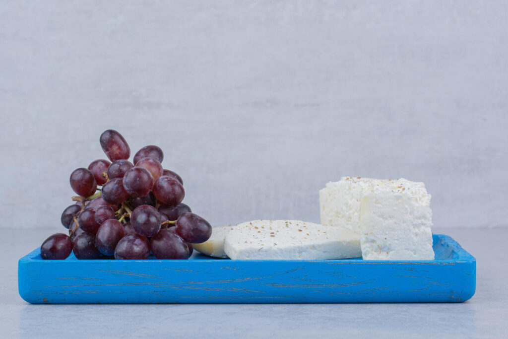 String Cheese and Grapes