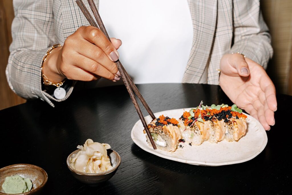 Women eating nutrient dense food