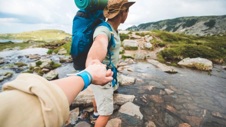 couple hiking