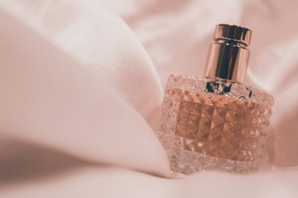 glass perfume bottle.Siora Photography