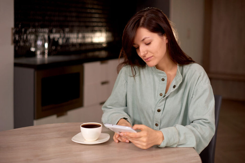 morning text check-in