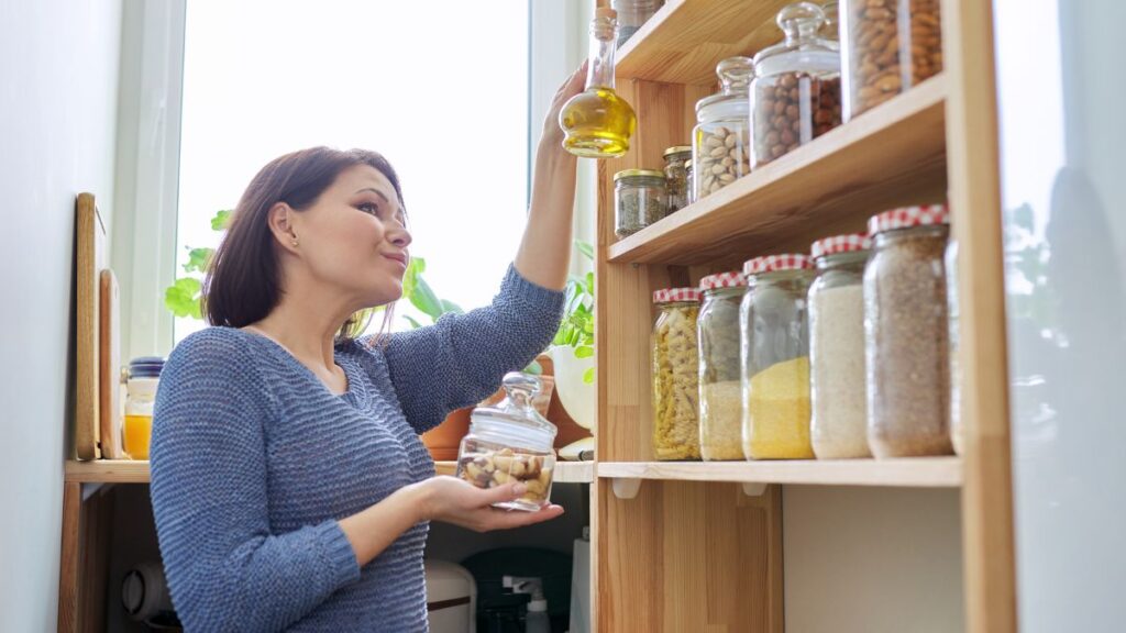 woman in pantry