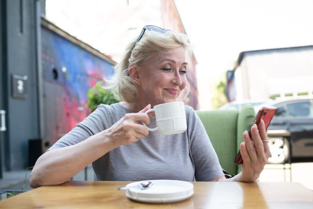 Add a playful challenge like a coffee date winner