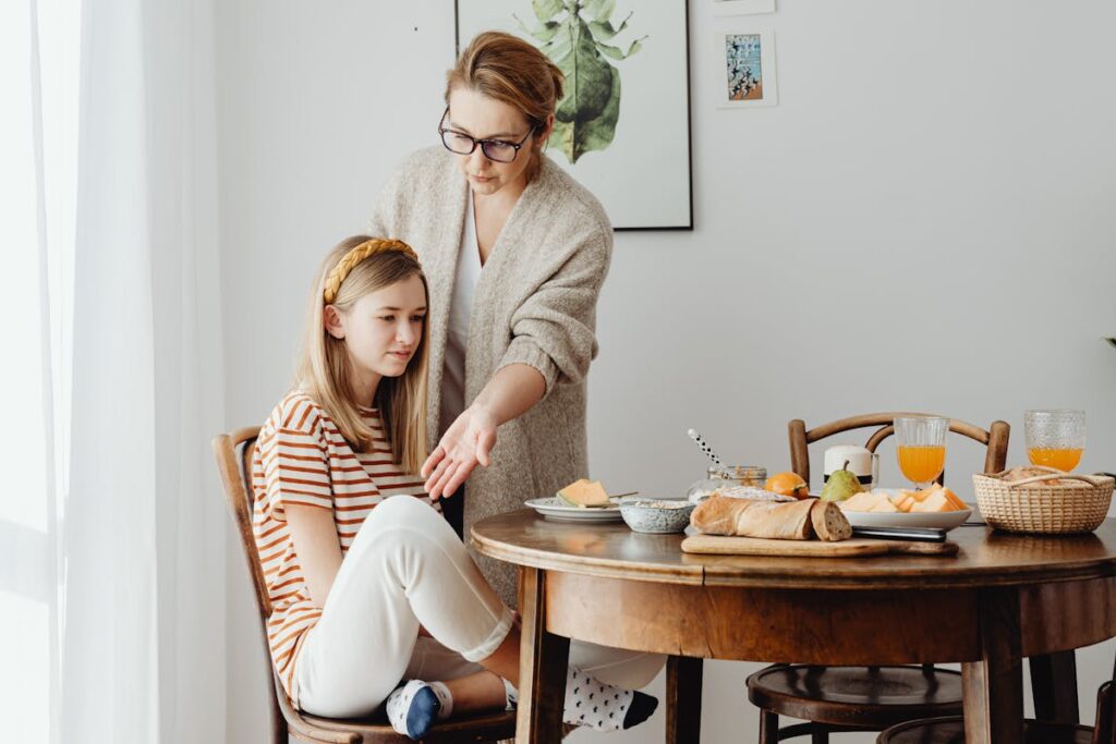 Depend on parents for meal planning or grocery shopping