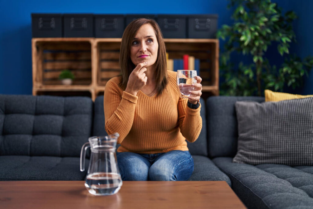 Drink a glass of water right after waking