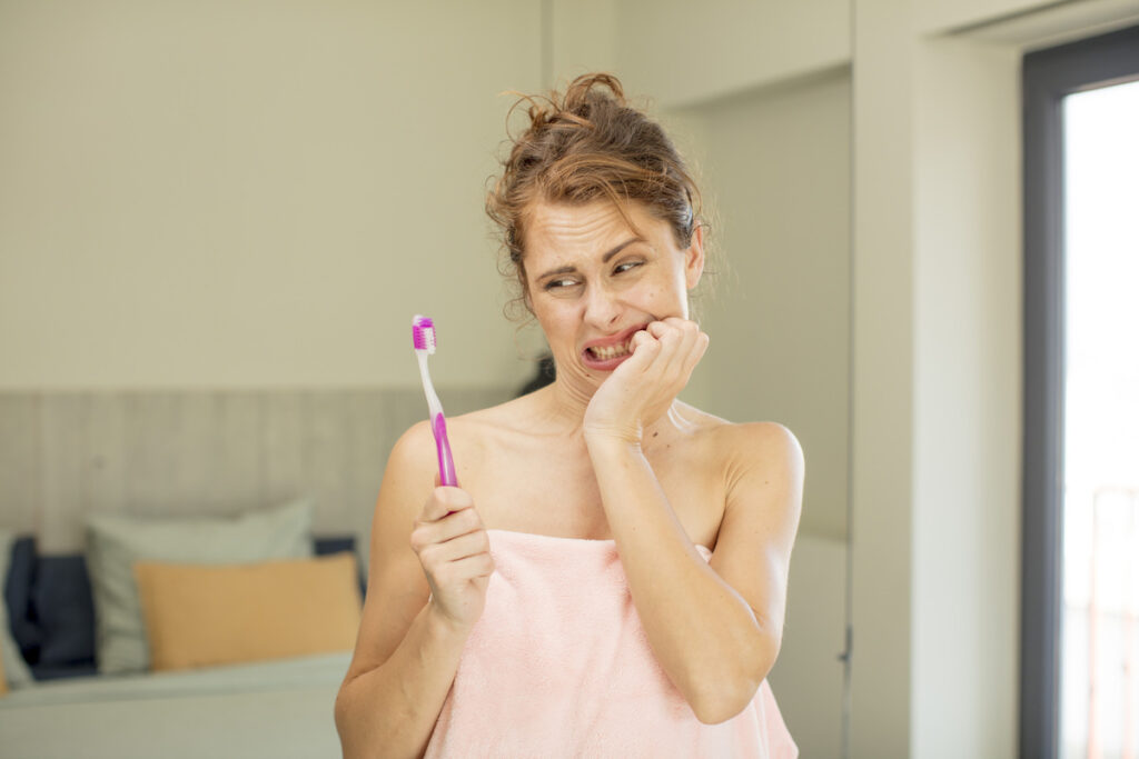 Ignoring dental hygiene