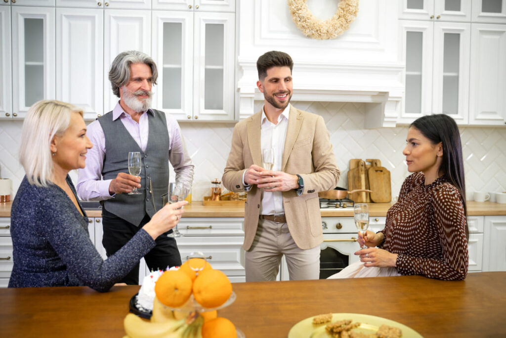 Increased likelihood of feeling out of sync at social gatherings with younger parents