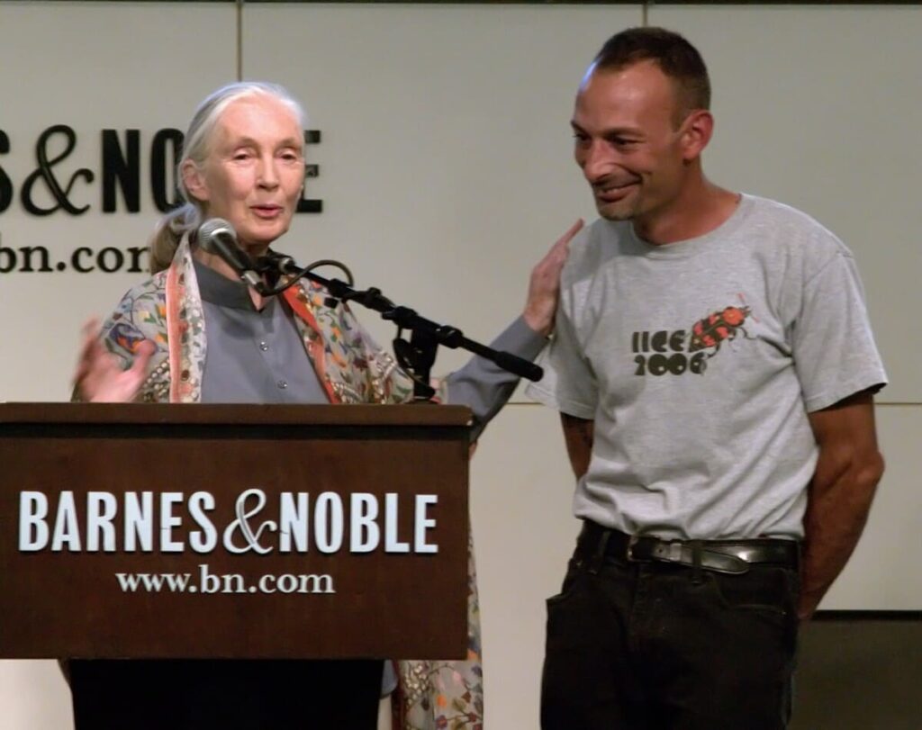 Jane Goodall advancing wildlife conservation