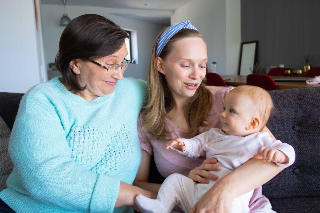 Older moms are always frail and need constant help