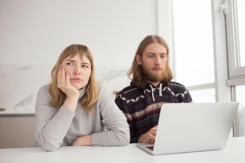 Prioritizing work over quality time together