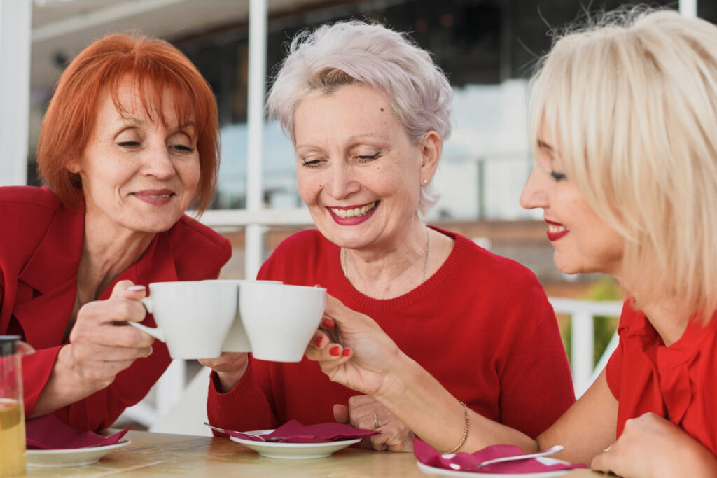 Reconnect with old friends over coffee