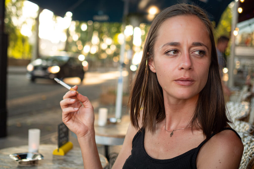 Smoking cigarettes regularly