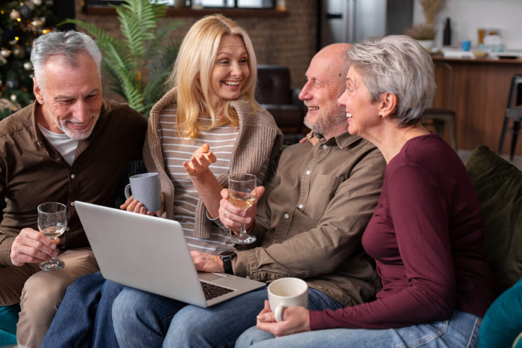 Social life often needs a reboot when the kids leave