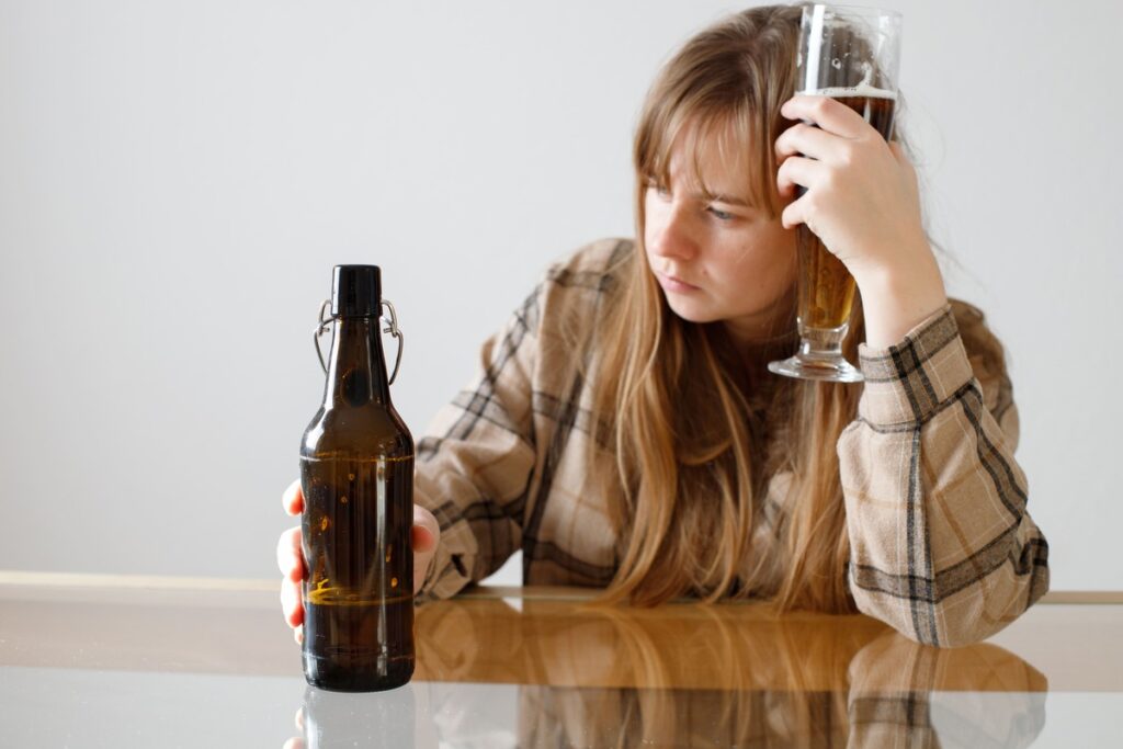 Stop drinking excessive alcohol to cope