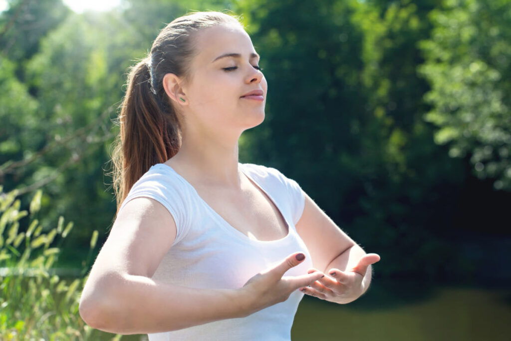 Use deep breathing techniques to calm the mind