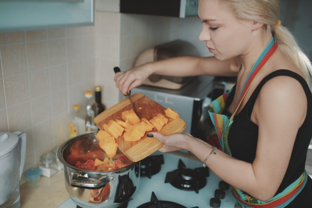 Cooking meals entirely from scratch