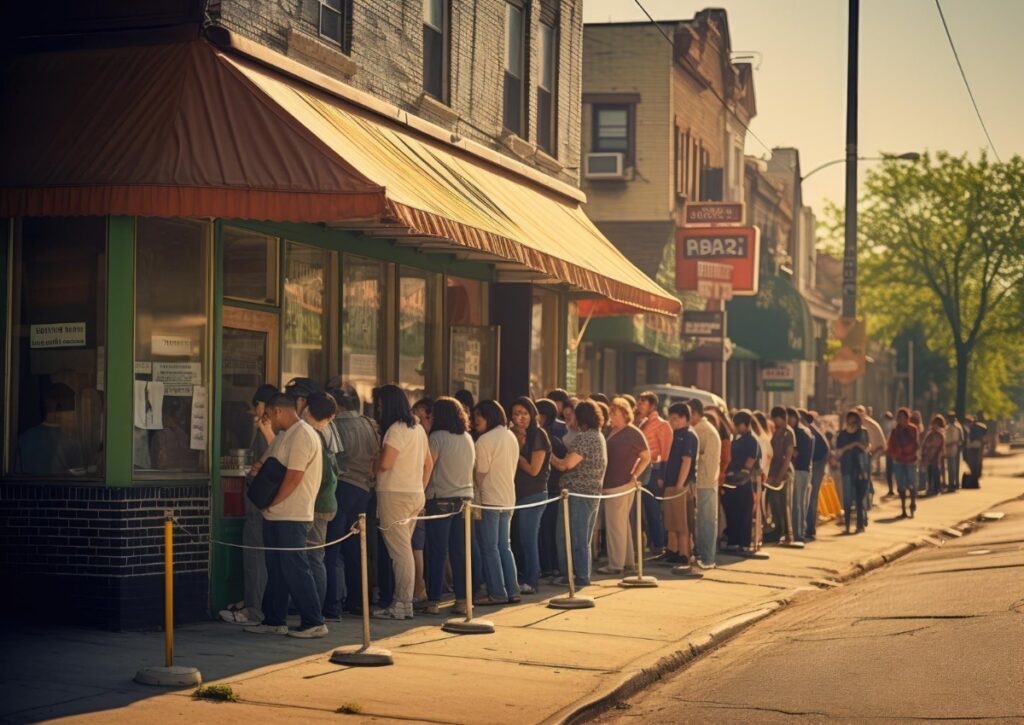 Cutting in line