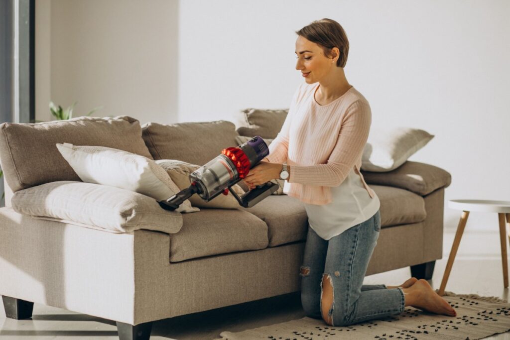 Handling every household chore