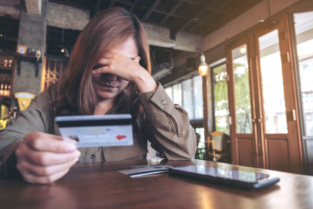 High credit card debt