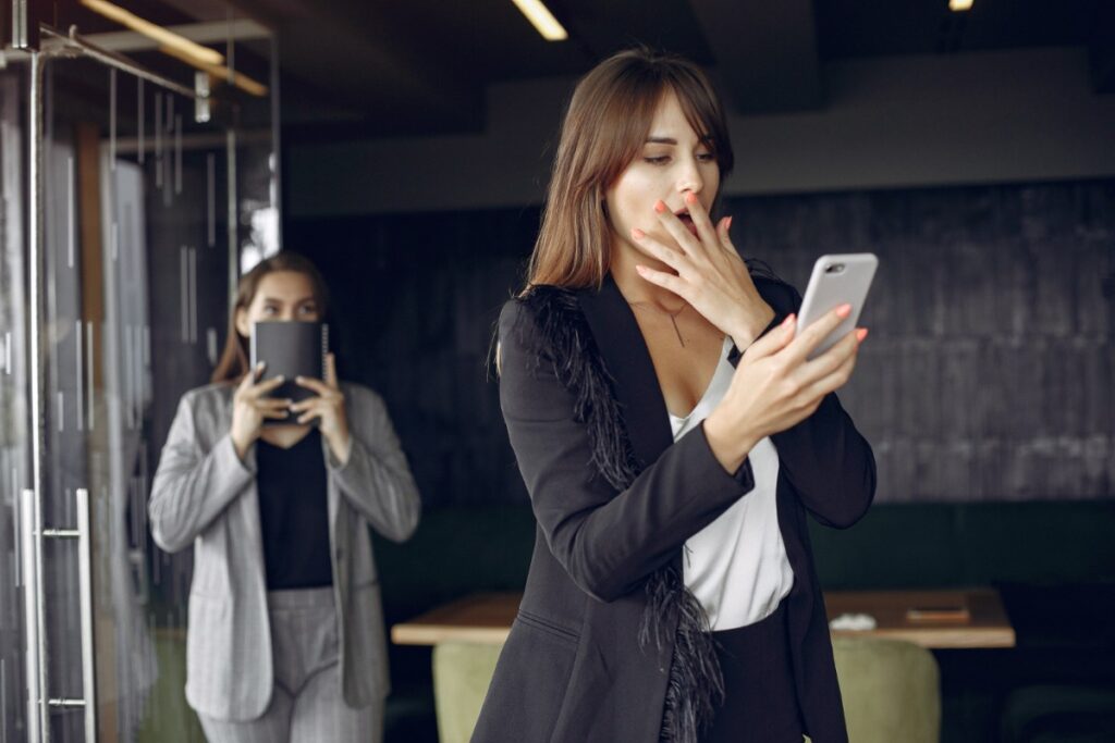 Ignoring workplace etiquette on social media