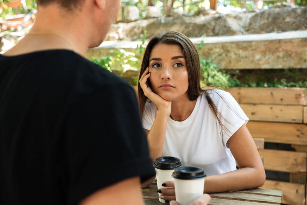 Lack of eye contact