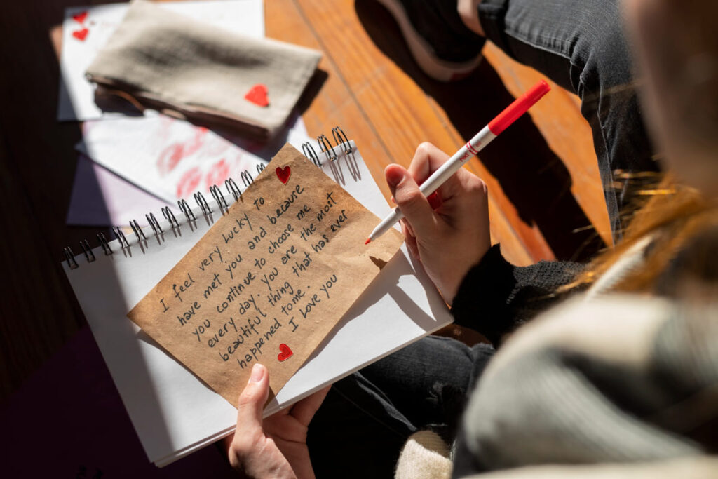 Leave cute handwritten notes