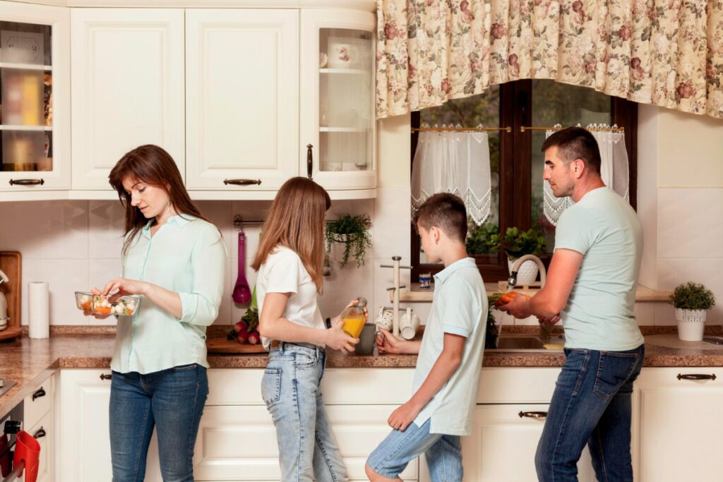 Leaving chores undone around the house