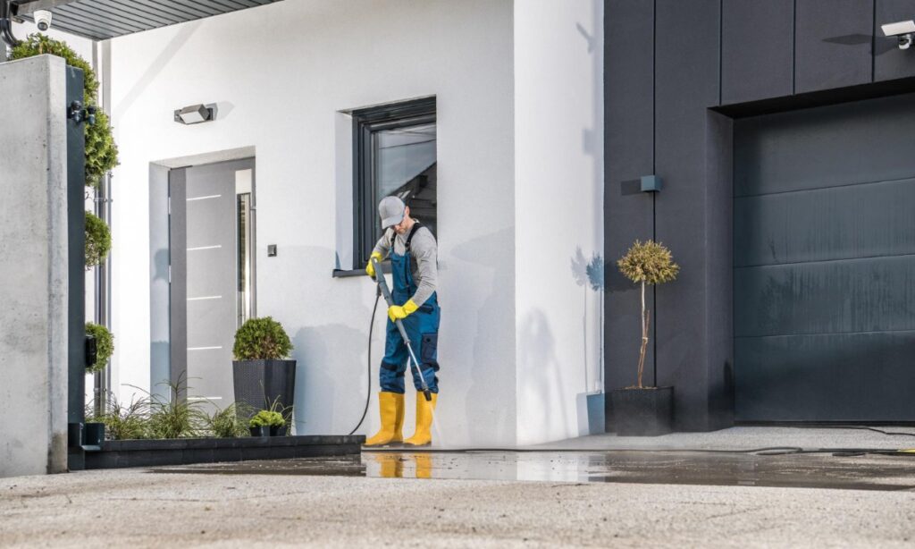 Maintaining a separate staff entrance in the home