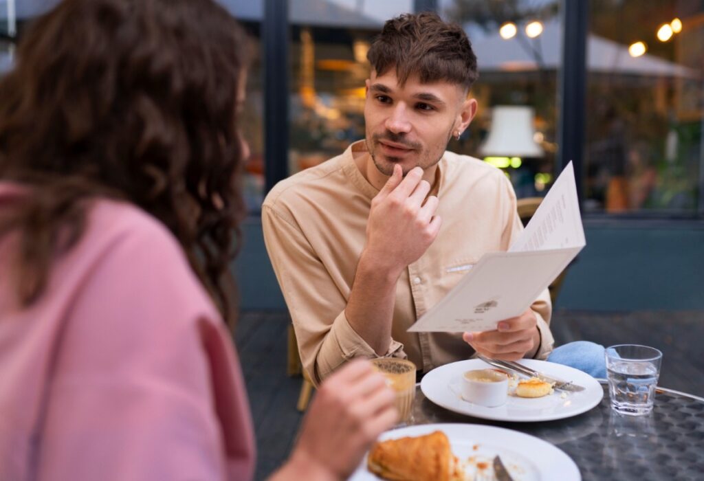 Maintaining eye contact