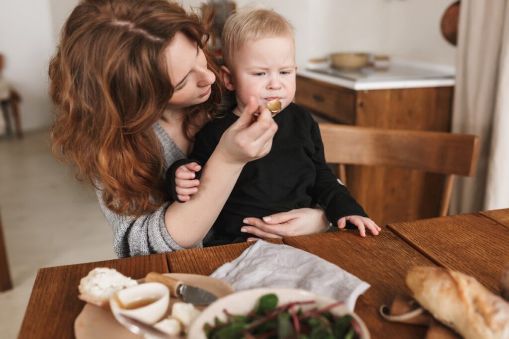 Making their favorite comfort food when sick